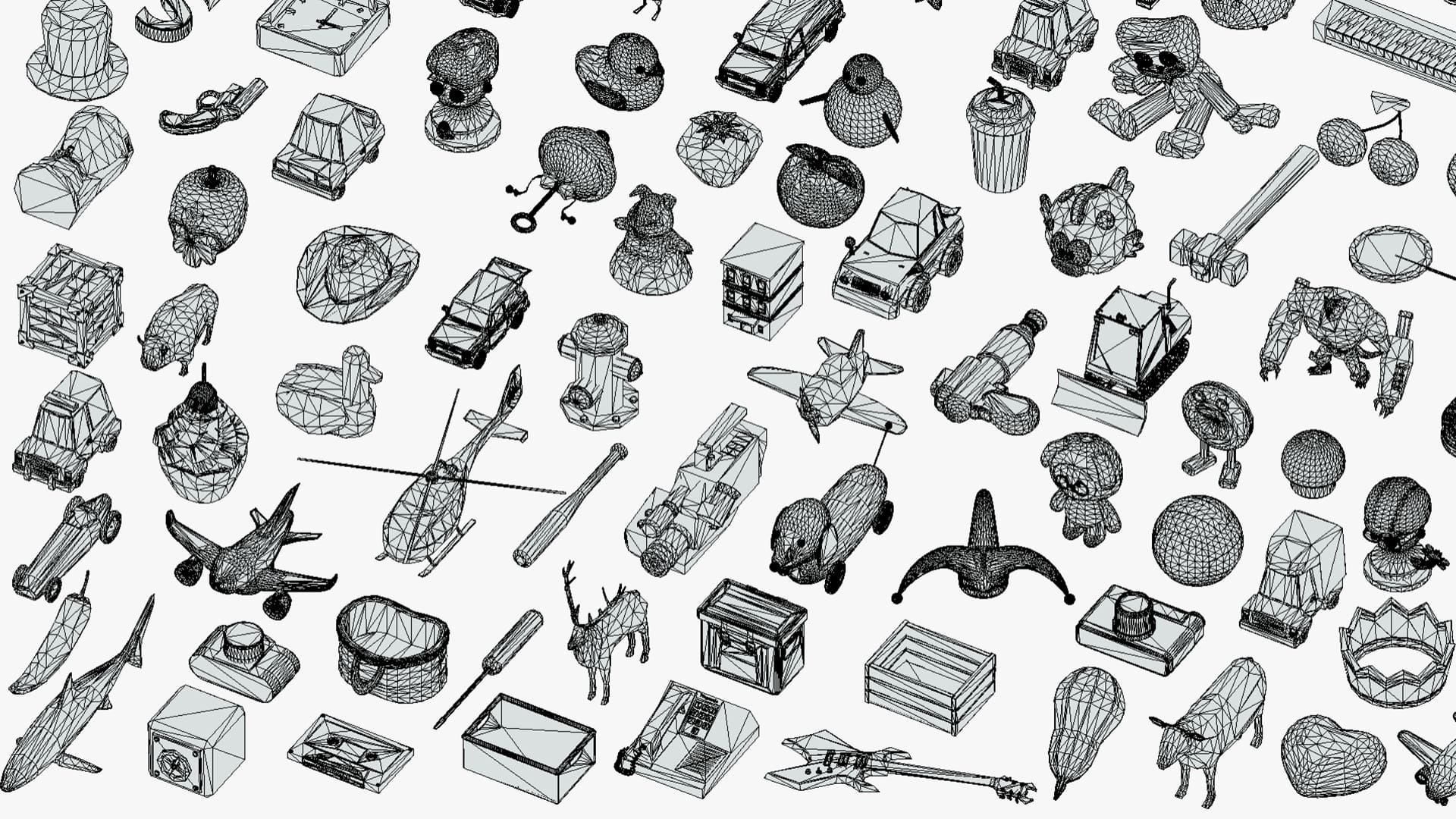 Toy Pack - Low Poly 236 Toys Objects - Toy Mega Pack - Match Game Kit - Big Pack 3D https://p.turbosquid.com/ts-thumb/pQ/u4o0zr/Gs/s7.2/jpg/1756632735/1920x1080/fit_q87/2a433dc39efaac610d096c88160af94151159280/s7.2.jpg