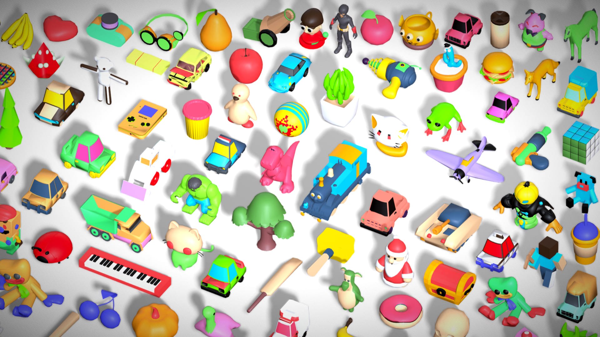 Toy Pack - Low Poly 236 Toys Objects - Toy Mega Pack - Match Game Kit - Big Pack 3D https://p.turbosquid.com/ts-thumb/pQ/u4o0zr/yk/s5.1/jpg/1756632728/1920x1080/fit_q87/5da2f450f75a14423b1e517a73e69a311326ccbd/s5.1.jpg