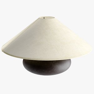 Ceramic table lamp by Zara Home 3D model