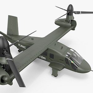 3D model Bell V-280 Valor Tiltrotor Helicopter