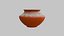 Vaso di argilla indiana antico