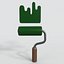 paint roller 3D model