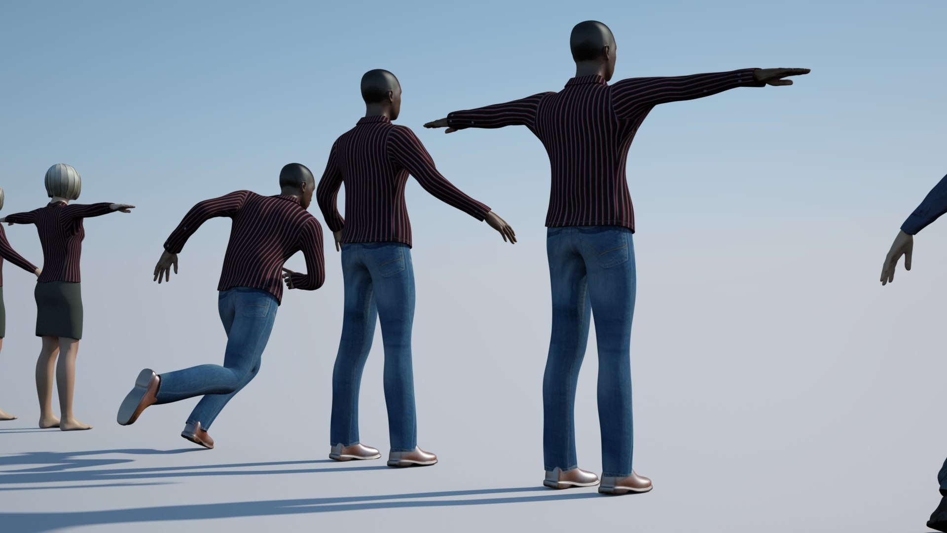 Rigged Characters 3D model - TurboSquid 2168079