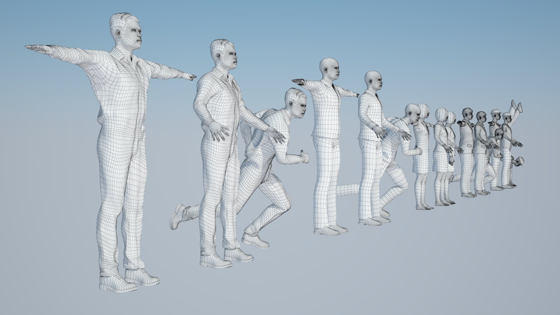 Rigged Characters 3D model - TurboSquid 2168079