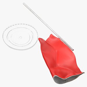 Fast Food Cup Flattened