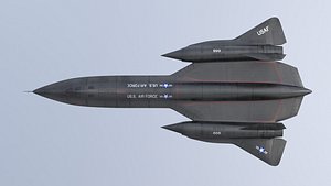 lockheed sr-71 sr 3D model