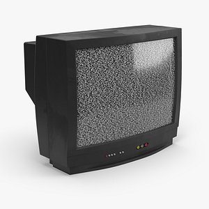 Old TV Off the Air 3D model
