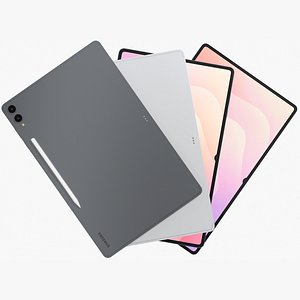 3D model Samsung Galaxy Tab S11 Ultra Gray and Silver