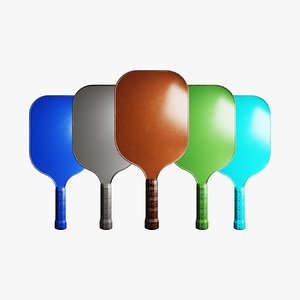 Realistic Pro Standard Pickleball Paddle 3D model