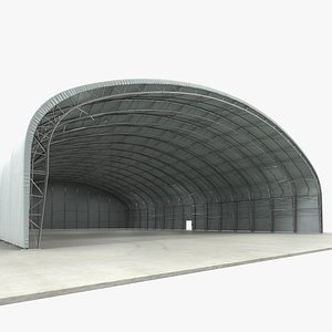 hangar air aircraft 3D model