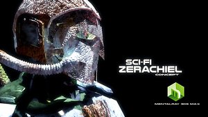 3D model modeled rigged