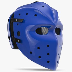 Hockey Goalie Mask Vintage Style 3D model