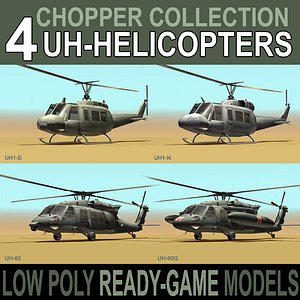 chopper engines blackhawk 3d model