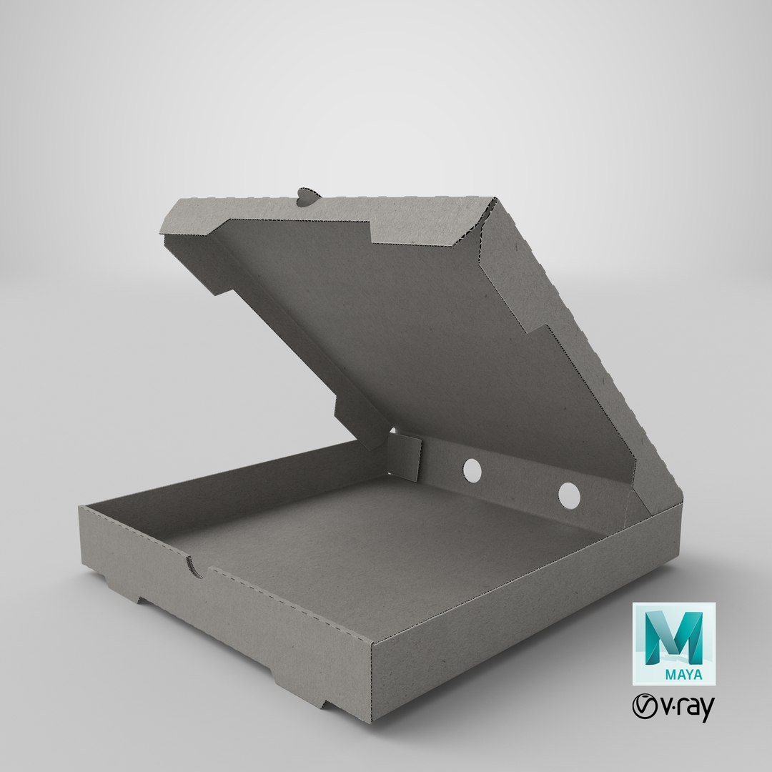 3D paper pizza carton box model https://p.turbosquid.com/ts-thumb/pR/a9nAk6/G6eWoVmi/stemcell_maya_vray_render/png/1607801828/1920x1080/fit_q87/5b8601b8d128f0949cbe395f8773dd011c4596ee/stemcell_maya_vray_render.jpg