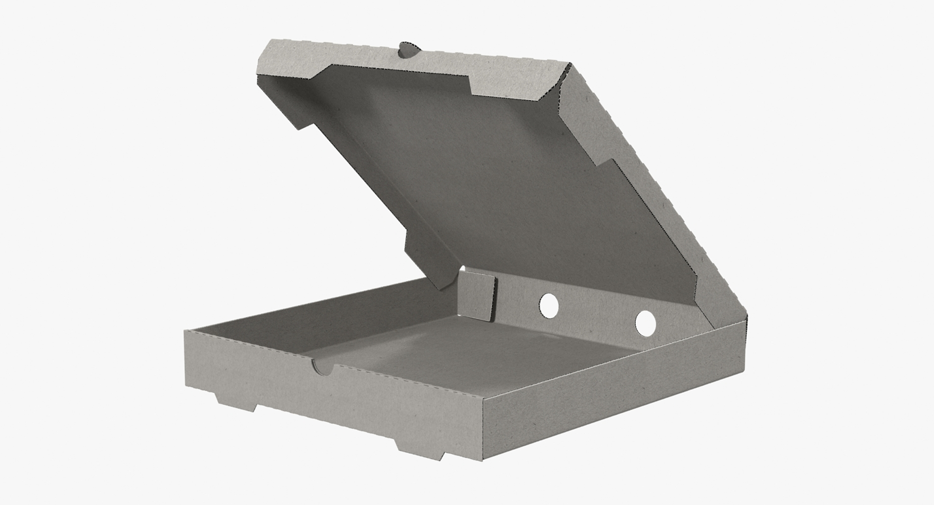 3D paper pizza carton box model https://p.turbosquid.com/ts-thumb/pR/a9nAk6/rboMsCeh/paper_pizza_carton_box_360/jpg/1555544475/1920x1080/turn_fit_q99/312da809d54df3bfc1898d89b9ba28b6283e1ca7/paper_pizza_carton_box_360-1.jpg