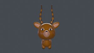 Impala cartoon model