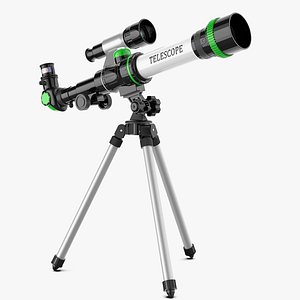 ToyerBee Kids Toy Telescope for Kids Includes Compass 3D model