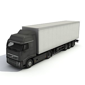 big trailer 3d max