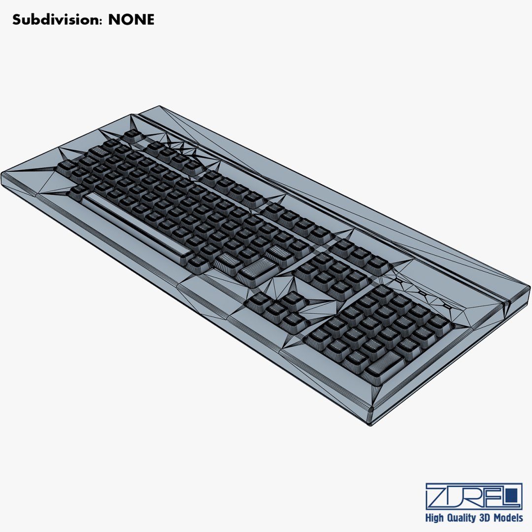 Keyboard V 1 Model - TurboSquid 1210825
