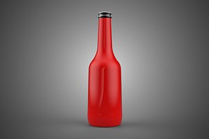 RED CONDIMENT BOTTLE SAUCE SEASONING SAVORY KETCHUP CHILI LIQUID