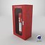 Fire Extinguisher In Box 3D model