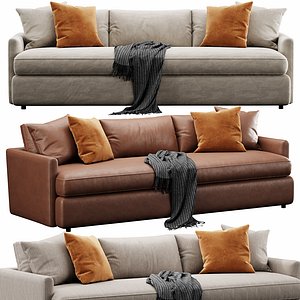 3D model Crate and Barrel Lounge sofa