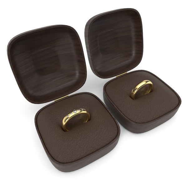 wedding rings boxes model