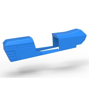 3D model Hood of Pulling tractor Version 4 Scale 1 to 25