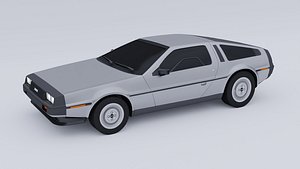 DeLorean DMC-12 1981 3D model