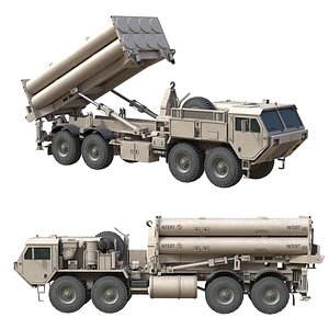 3D model Terminal High Altitude Area Defense THAAD