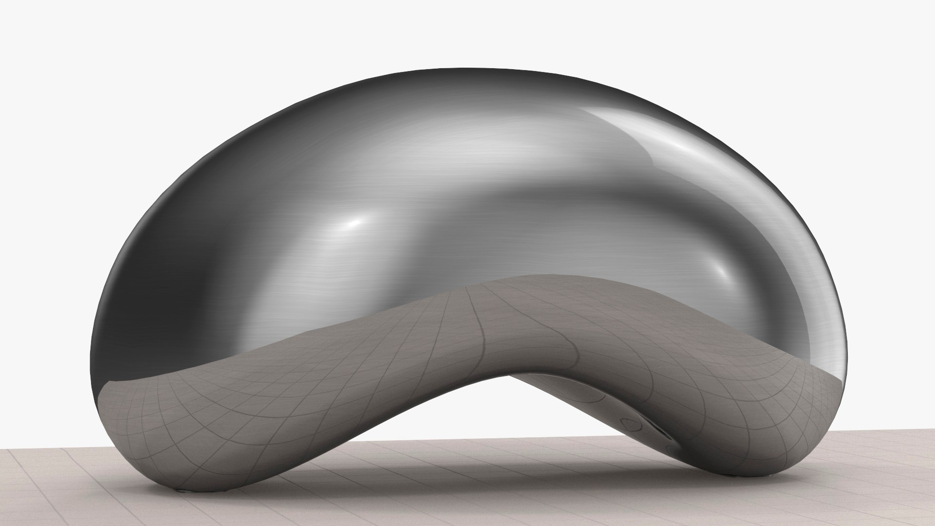 Cloud Gate Sculpture Chicago 3D model preview