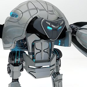 3d model robot robo turtle