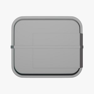 3D Box Package - Geometry Only No Textures No Materials model