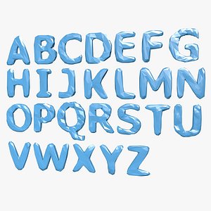 alphabet b 3d dxf