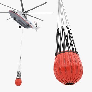 Russian EMERCOM Helicopter Mi-26 with Bambi Bucket