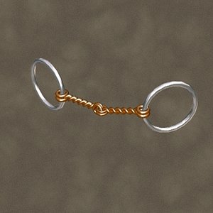 maya twisted wire snaffle zipped