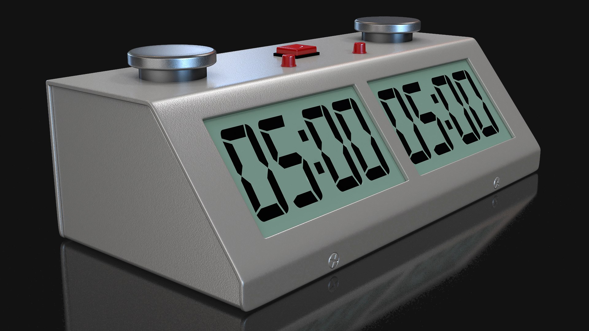 ZMart Pro Digital Chess Clock 3D model preview