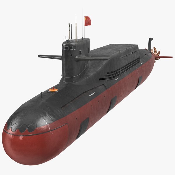3D model jin class ballistic missile