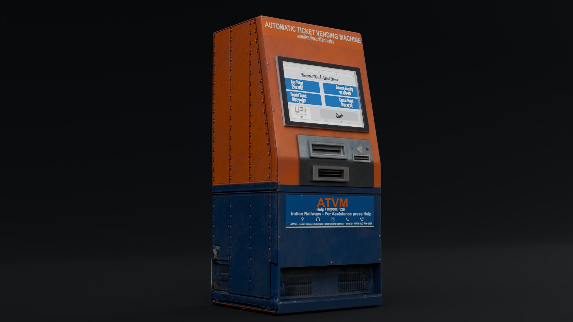 India Mumbai Railway Station Pack model https://p.turbosquid.com/ts-thumb/pS/6L9KHc/N5/atvm_r2/png/1786525858/1920x1080/fit_q87/664b57fab8d56c89034d9a919cd99a75169323ad/atvm_r2.jpg