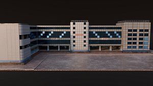 India Mumbai Railway Station Pack model