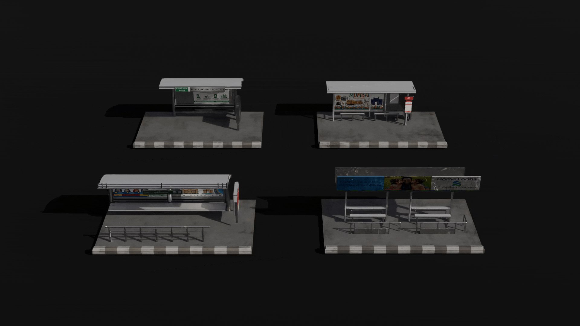 India Mumbai Railway Station Pack model https://p.turbosquid.com/ts-thumb/pS/6L9KHc/dC/bus_stop_360_gif/gif/1786525906/1920x1080/fit_q87/e424b8037f01af7b45e9013d0fc541ae2c4cc4cd/bus_stop_360_gif.jpg
