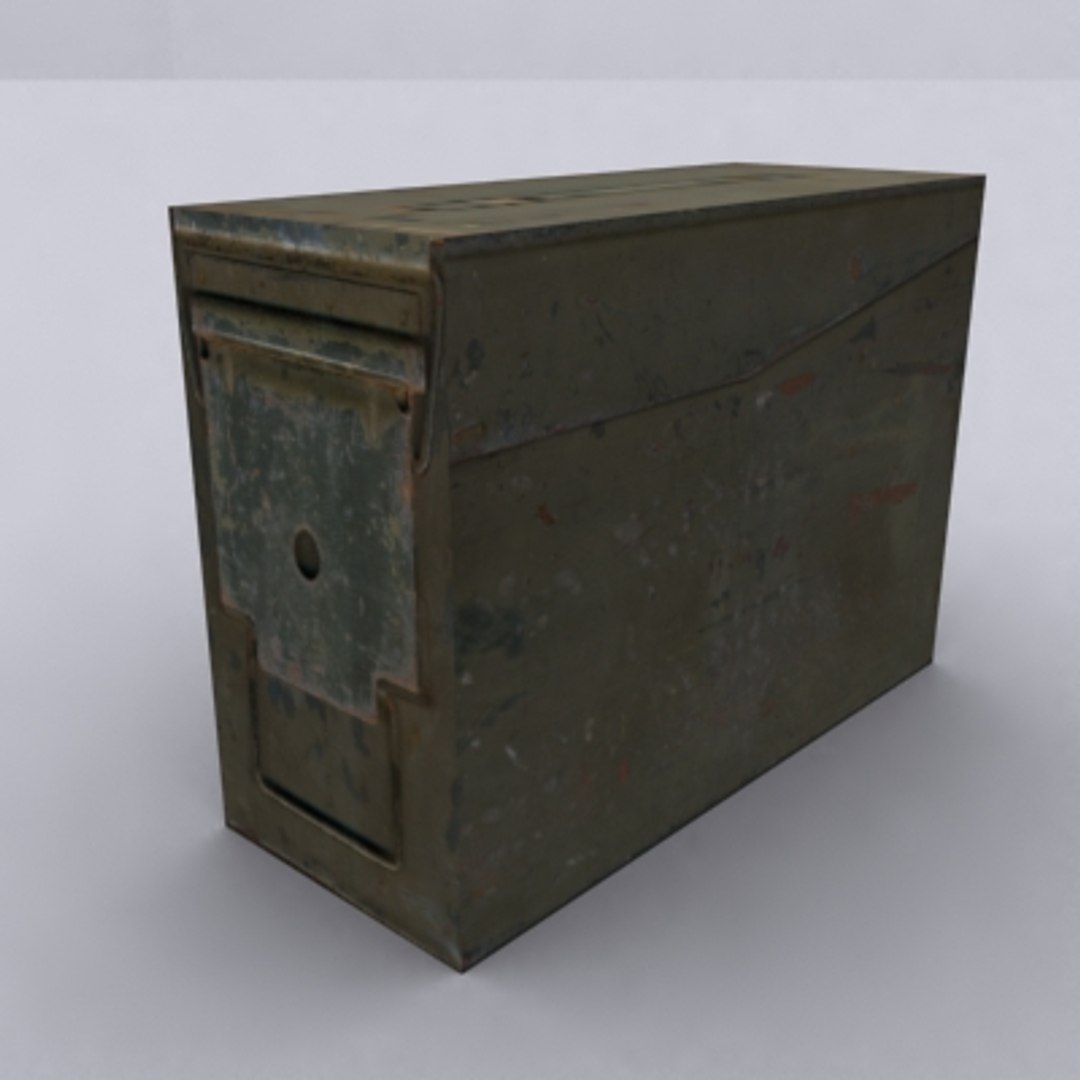 3d Ammo Boxes Model