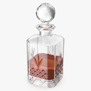 Square Crystal Whisky Decanter