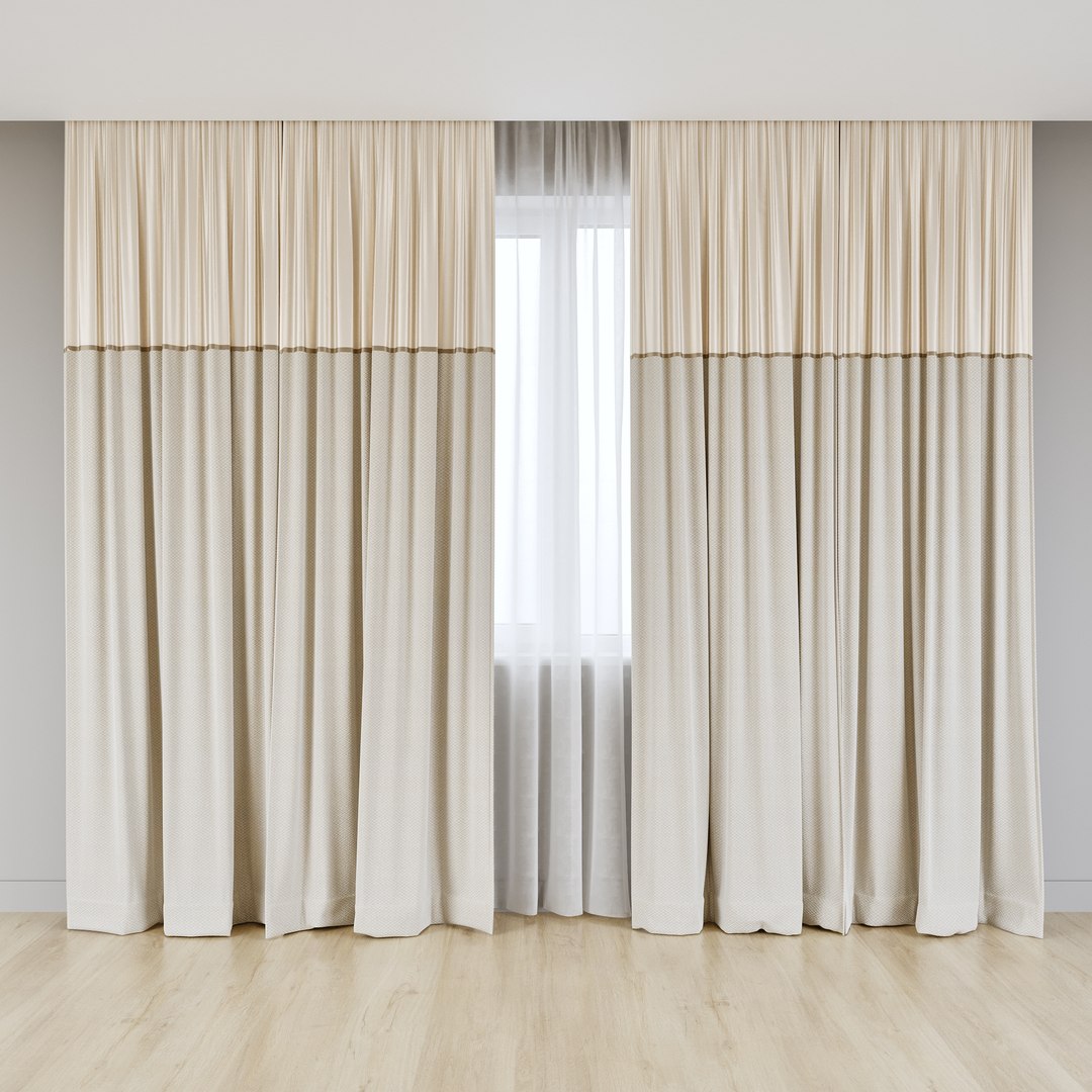 3D Curtains Set 05 Model - TurboSquid 1811209