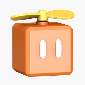 Propeller Box Flying  Super Mario Assets