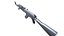 16-AK-103-Gewehrmodell, spielfertiges 3D-Modell, Low-Poly-3D-Modell