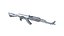 16-AK-103-Gewehrmodell, spielfertiges 3D-Modell, Low-Poly-3D-Modell