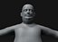 Fat Boy Kid Body Base Mesh animato e truccato Modello 3D 20k poligoni