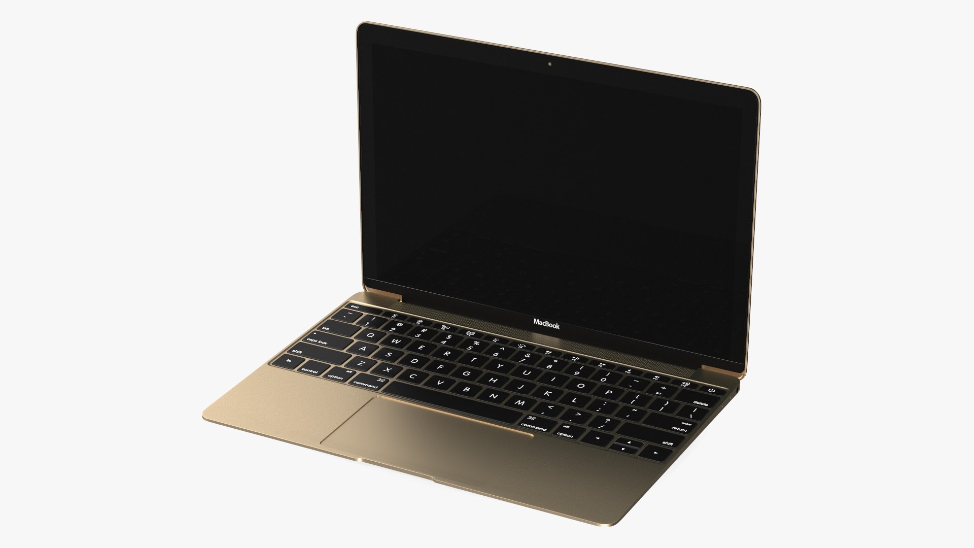 Apple MacBook Laptop 3D model preview