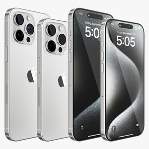 iPhone 15 Pro - Pro Max White Titanium